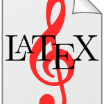 Musicology with LaTeX Logo